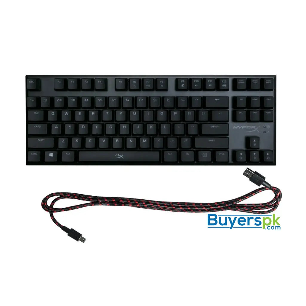 HyperX Alloy FPS Pro - Tenkeyless Mechanical Gaming Keyboard - 87-Key Ultra-Compact Form Factor - Linear & Quiet - Cherry MX Red - Red LED HyperX Alloy FPS Pro - Tenkeyless Mechanical Gaming Keyboard - 87-Key Ultra-Compact Form Factor - Linear & Quiet - Cherry MX Red - Red LED